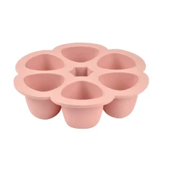 BÉABA Goûter Sain|Couverts Vaisselle Et Bavoirs<Moule multiportions silicone 6X90ml Vieux Rose