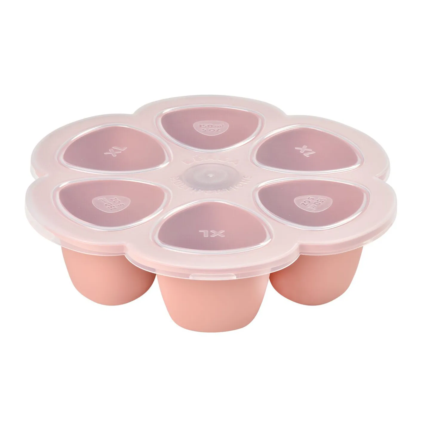 BÉABA Pots De Conservation|Pots De Conservation<Moule multiportionssilicone 6X150ml Vieux Rose