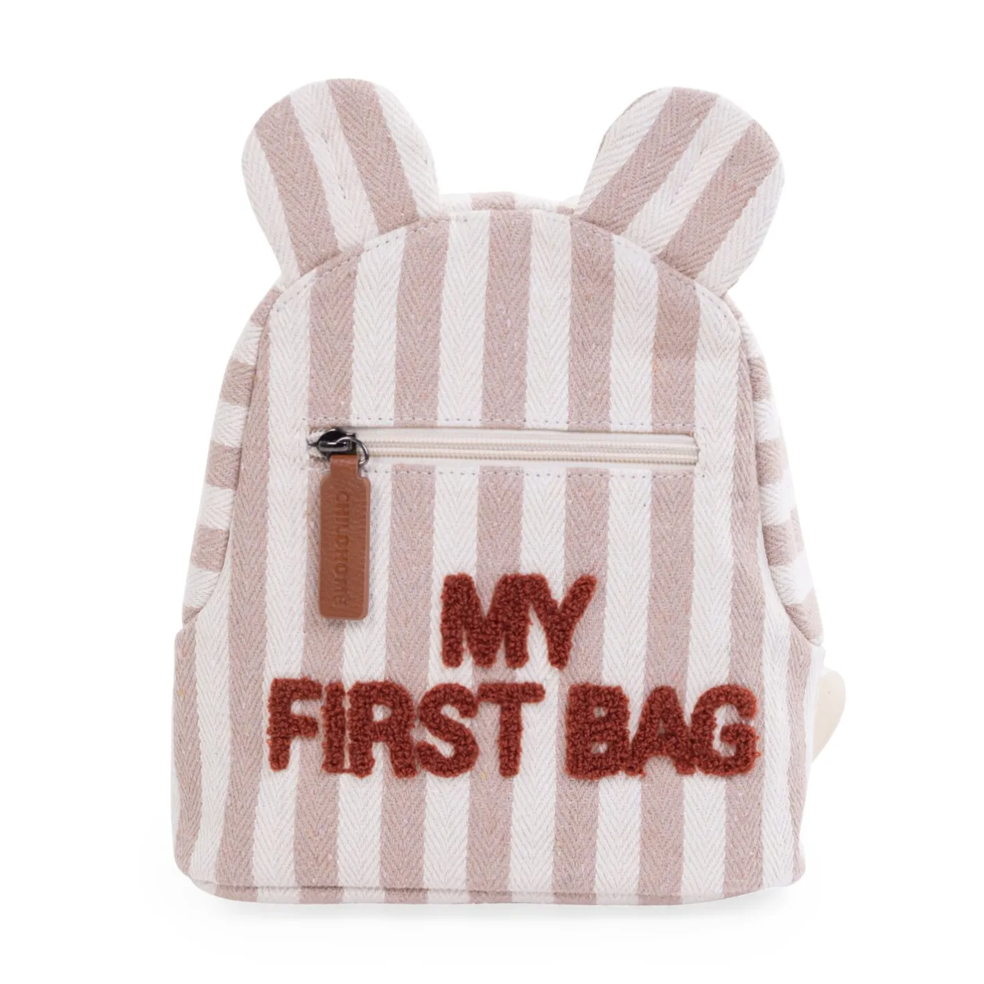 Enfant BÉABA Sacs À Dos Enfant|Cartables Enfant<My First Bag Sac a dos Enfant - Rayures - Nude/Terracotta