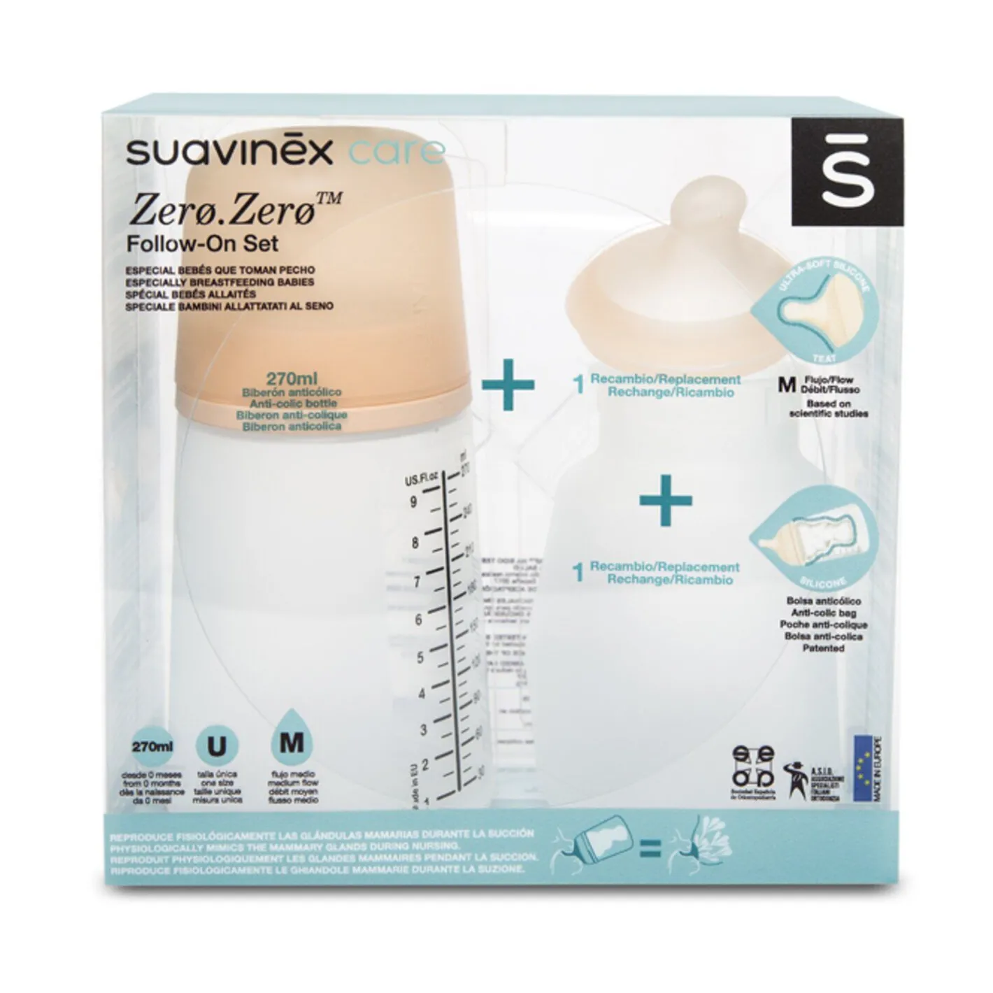 BÉABA Biberons Et Accessoires<Pack biberon ZERO.ZERO - follow-on set