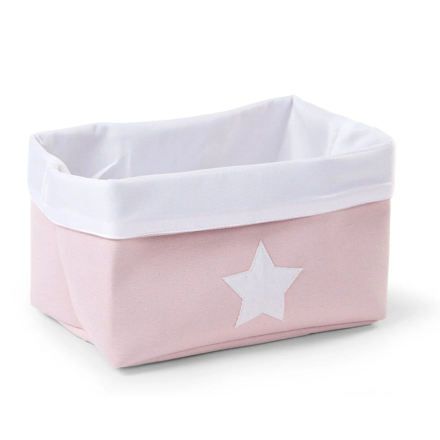 BÉABA Paniers De Rangement<Panier De Rangement - 32x20x20 Cm - Toile - Rose Tendre Blan