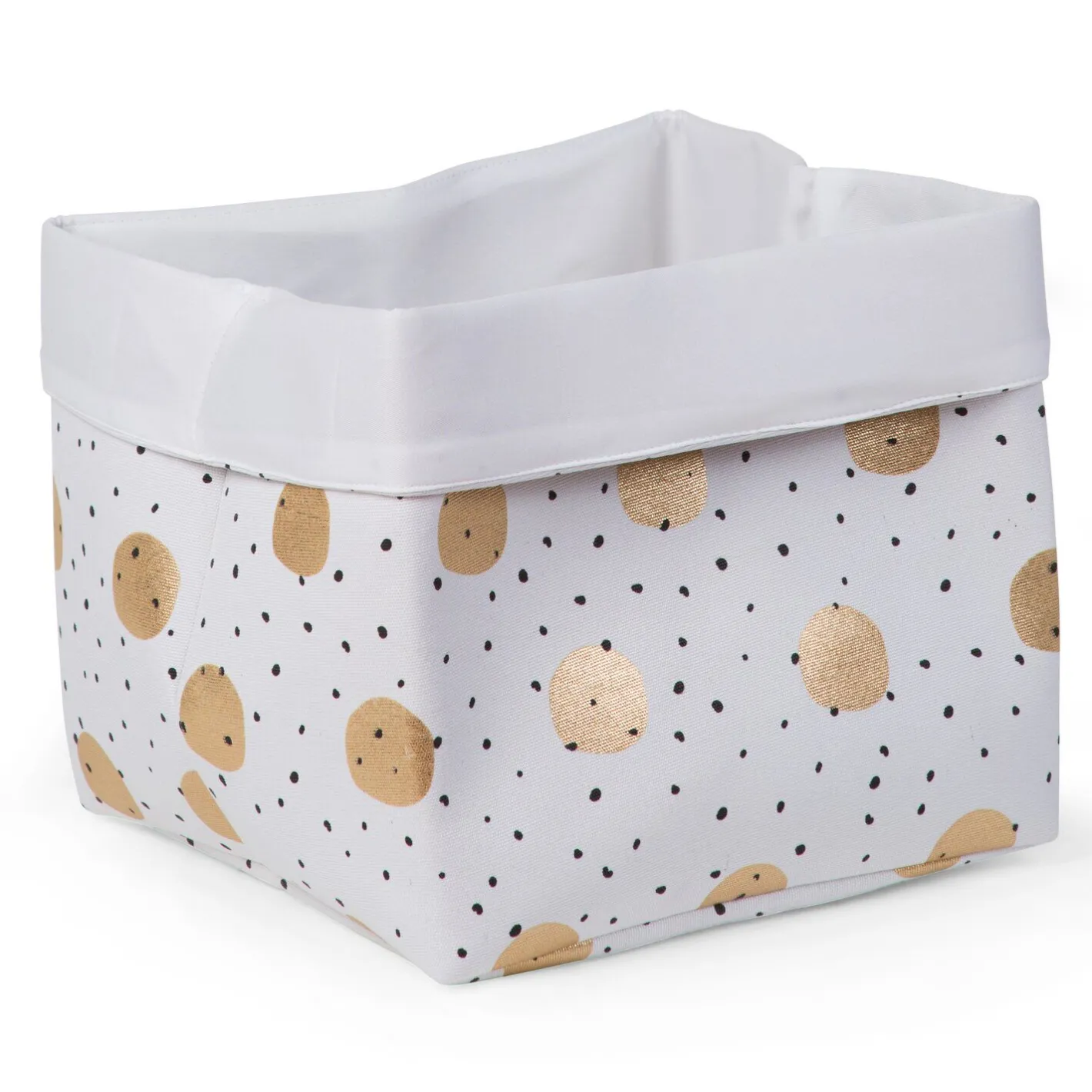 BÉABA Paniers De Rangement<Panier De Rangement - 32x32x29 Cm - Toile - Gold Dots