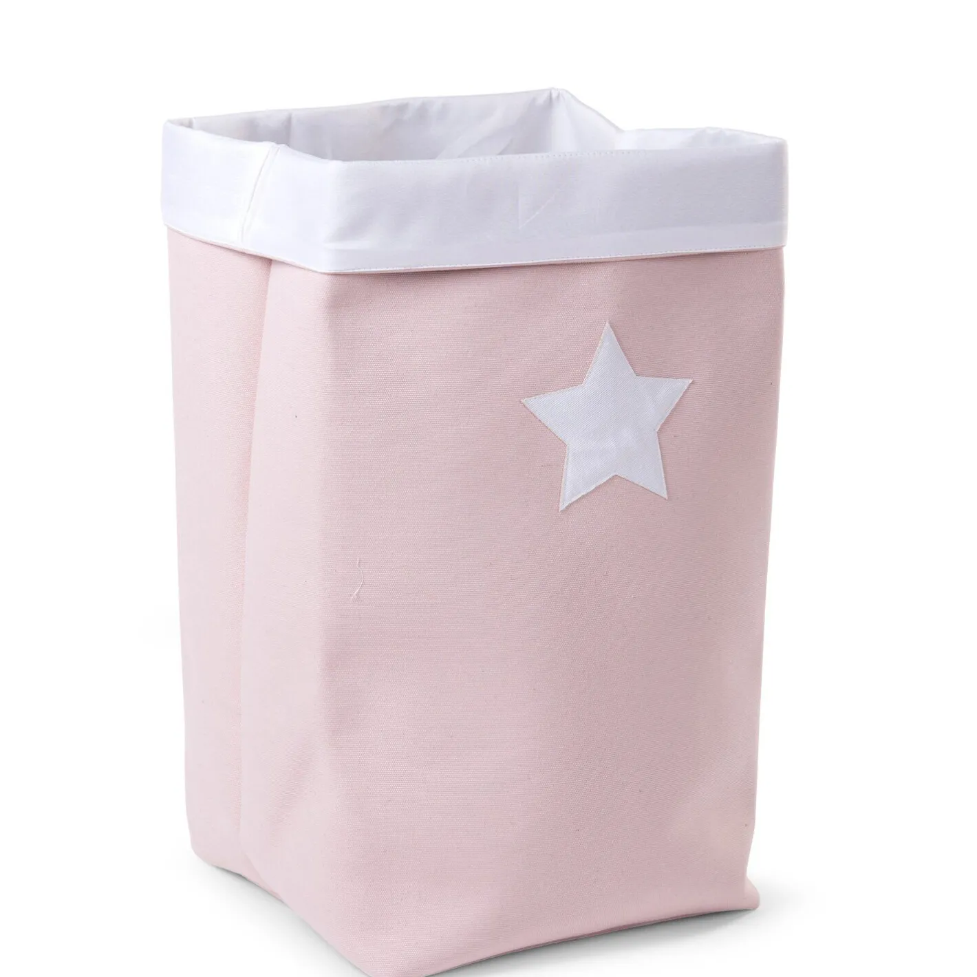 BÉABA Paniers De Rangement<Panier De Rangement - 32x32x60 Cm - Toile - Rose Tendre Blan