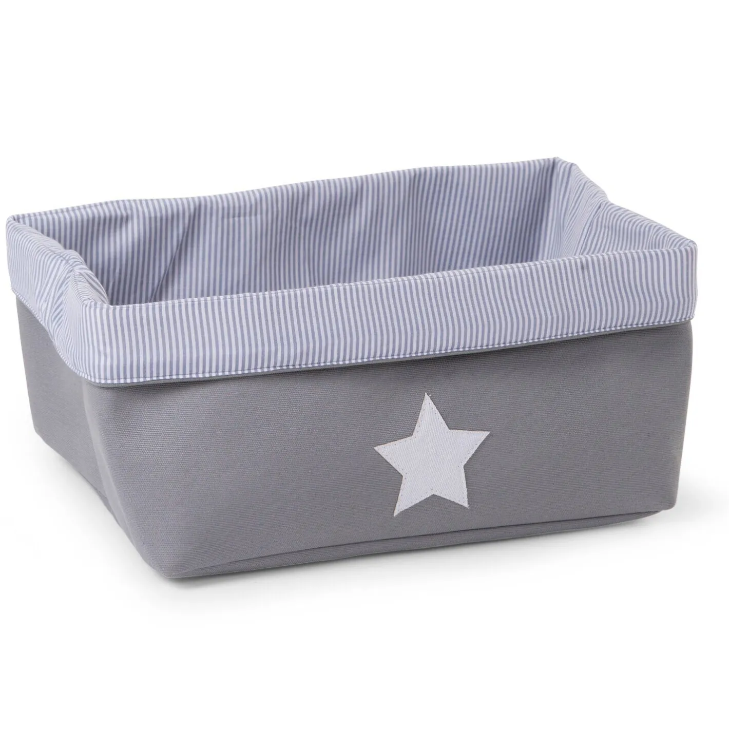 BÉABA Paniers De Rangement<Panier De Rangement - 40x30x20 Cm - Toile - Gris Rayures