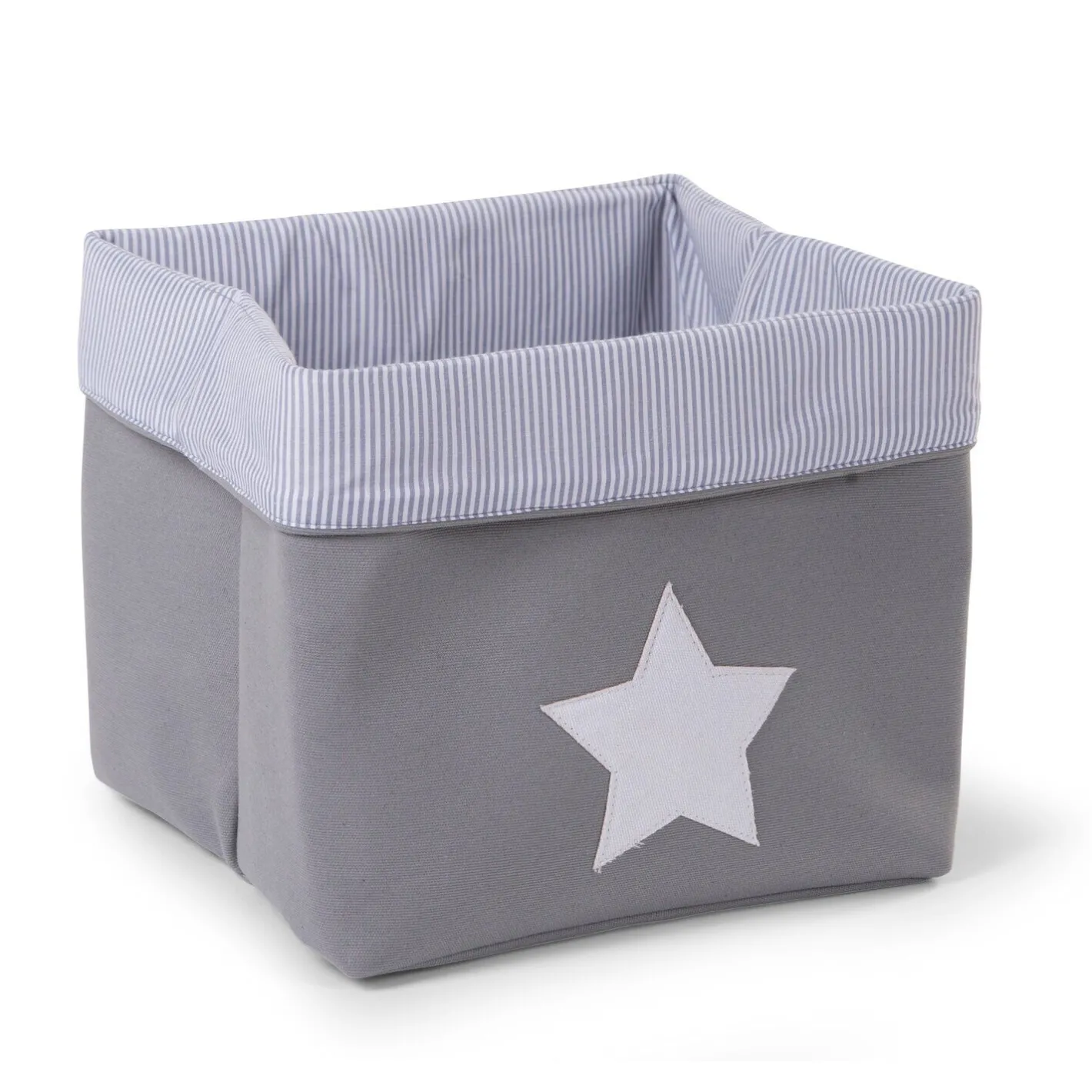 BÉABA Paniers De Rangement<Panier De Rangement - 32x32x29 Cm - Toile - Gris Rayures