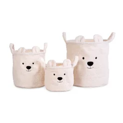 BÉABA Paniers De Rangement<Paniers Teddy Set De 3 - Ecru