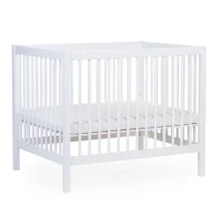 BÉABA Parcs Bébé Et Accessoires<Parc 97 + Roues - 95x75 Cm - Bois - Blanc