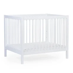 BÉABA Parcs Bébé Et Accessoires<Parc 97 + Roues - 95x75 Cm - Bois - Blanc