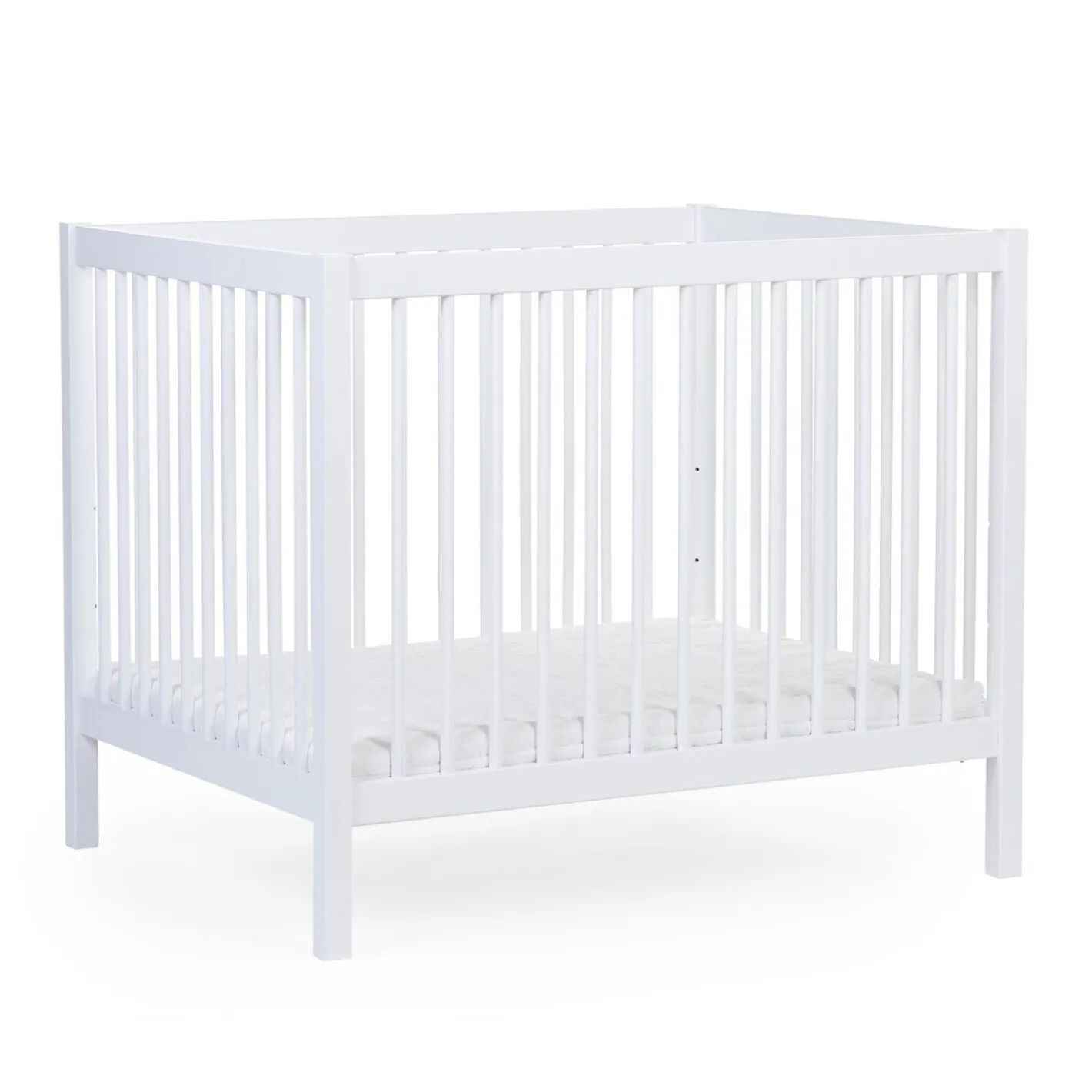BÉABA Parcs Bébé Et Accessoires<Parc 97 + Roues - 95x75 Cm - Bois - Blanc