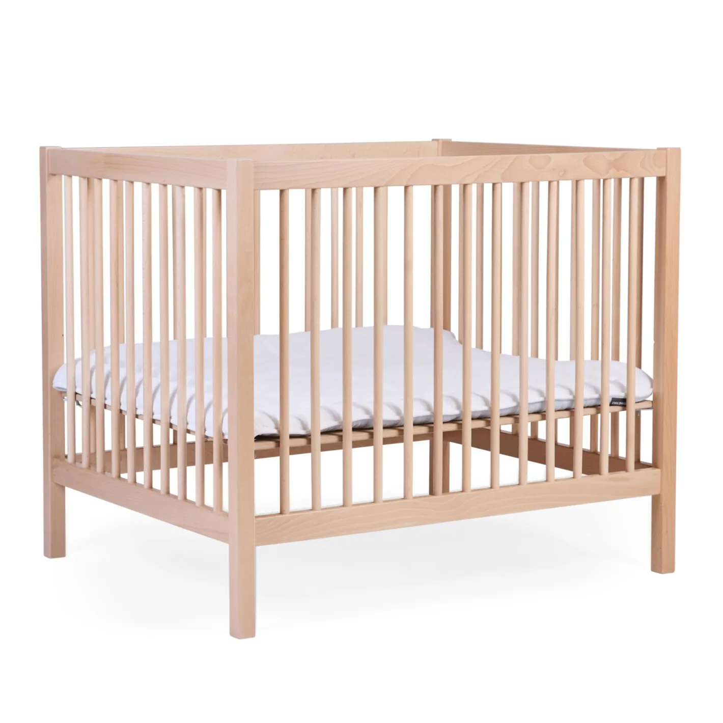 BÉABA Parcs Bébé Et Accessoires<Parc 97 + Roues - 95x75 Cm - Bois - Naturel