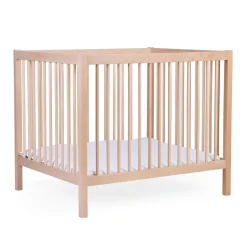 BÉABA Parcs Bébé Et Accessoires<Parc 97 + Roues - 95x75 Cm - Bois - Naturel