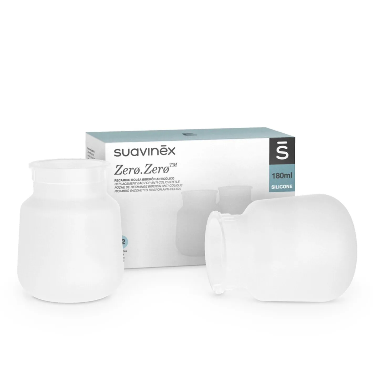 BÉABA Biberons Et Accessoires<Poche de rechange biberon anti-colique ZERO.ZERO 180 ml