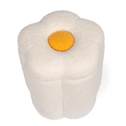 BÉABA Jouets<Pouf + Coffre à jouets Fleur blanc cassé