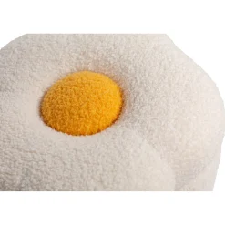 BÉABA Jouets<Pouf + Coffre à jouets Fleur blanc cassé