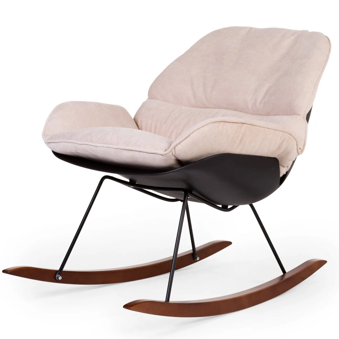 BÉABA Chaises D'allaitement<Rocking Chaise A Bascule Lounge - Noir/Ecru