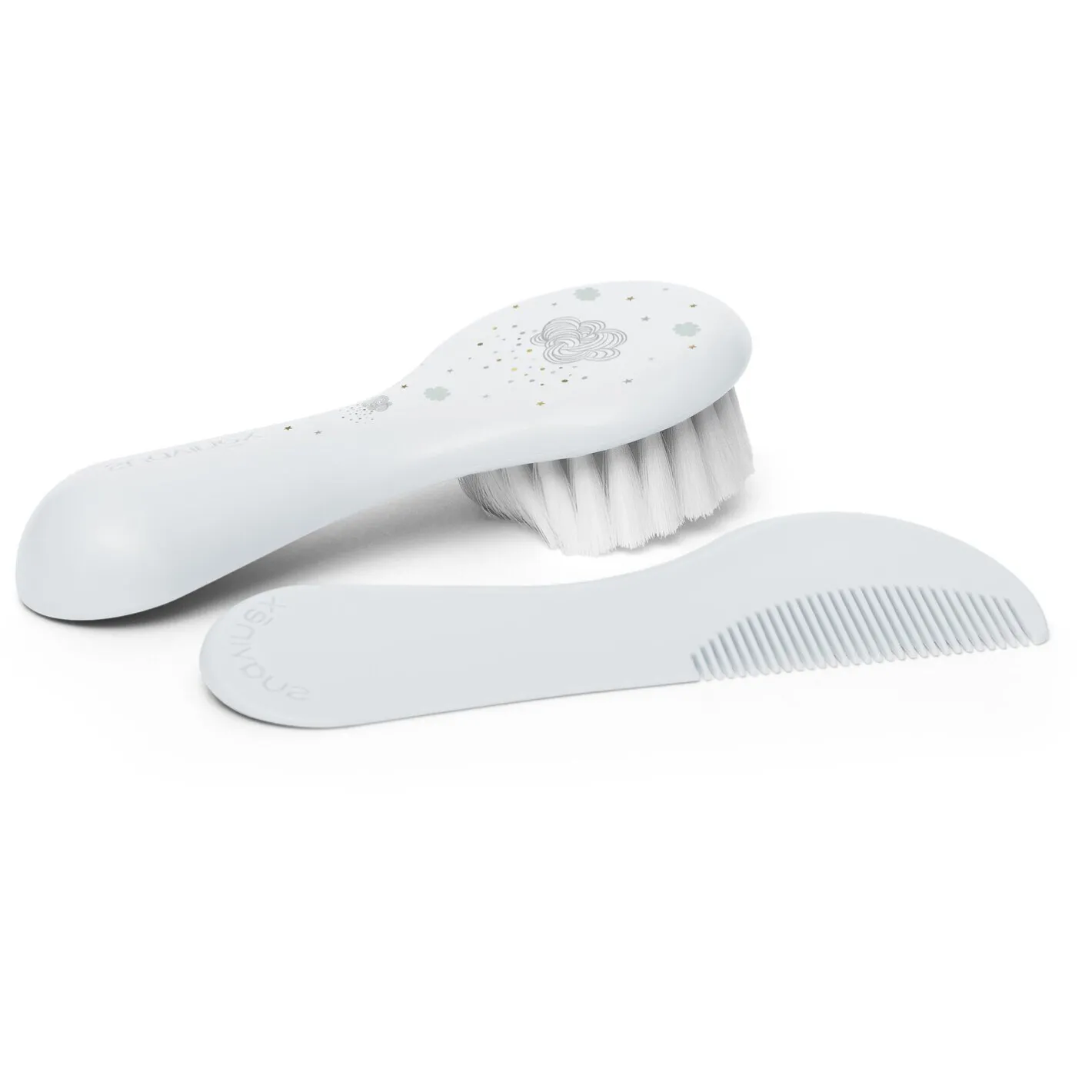 BÉABA Soins Et Toilette Bébé<SET BROSSE + PEIGNE - DREAMS BLEU