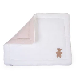 BÉABA Parcs Bébé Et Accessoires<Tapis De Parc - 75x95 Cm - Jersey Melange Beige / Muslin Ted