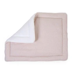 BÉABA Parcs Bébé Et Accessoires<Tapis De Parc - 75x95 Cm - Jersey Melange Beige / Muslin Ted