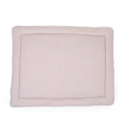 BÉABA Parcs Bébé Et Accessoires<Tapis De Parc - 75x95 Cm - Jersey Melange Beige / Muslin Ted