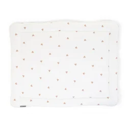BÉABA Parcs Bébé Et Accessoires<Tapis De Parc - 75x95 Cm - Jersey + Mousseline - Hearts