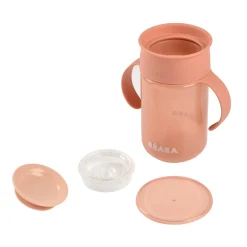 BÉABA Biberons Et Accessoires<Tasse d’apprentissage 360° Rose