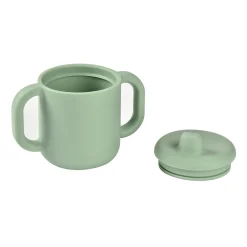 BÉABA Goûter Sain|Couverts Vaisselle Et Bavoirs<Tasse d'apprentissage silicone Vert sauge