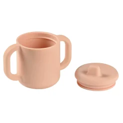 BÉABA Goûter Sain|Couverts Vaisselle Et Bavoirs<Tasse d'apprentissage silicone Rose