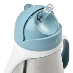 BÉABA Couverts Vaisselle Et Bavoirs|Biberons Et Accessoires<Tasse paille inox 250ml Bleu