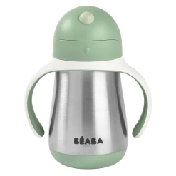 BÉABA Couverts Vaisselle Et Bavoirs<Tasse paille inox 250ml Vert sauge