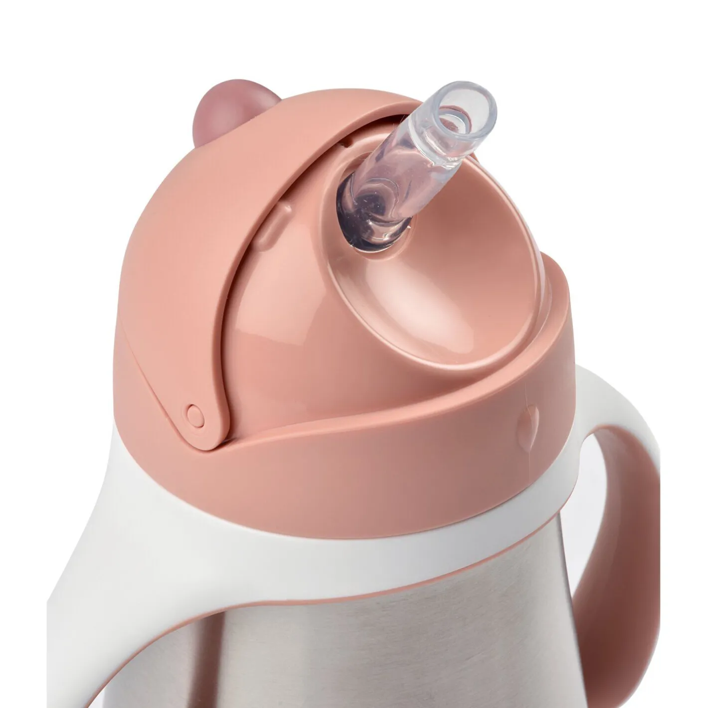 BÉABA Couverts Vaisselle Et Bavoirs|Biberons Et Accessoires<Tasse paille inox 250ml Vieux rose