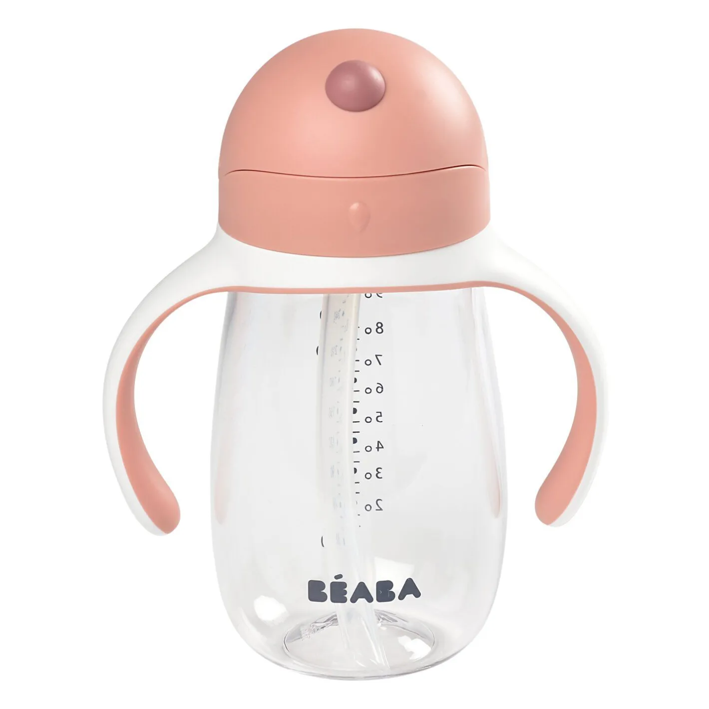 BÉABA Couverts Vaisselle Et Bavoirs|Biberons Et Accessoires<Tasse paille 300ml Vieux rose
