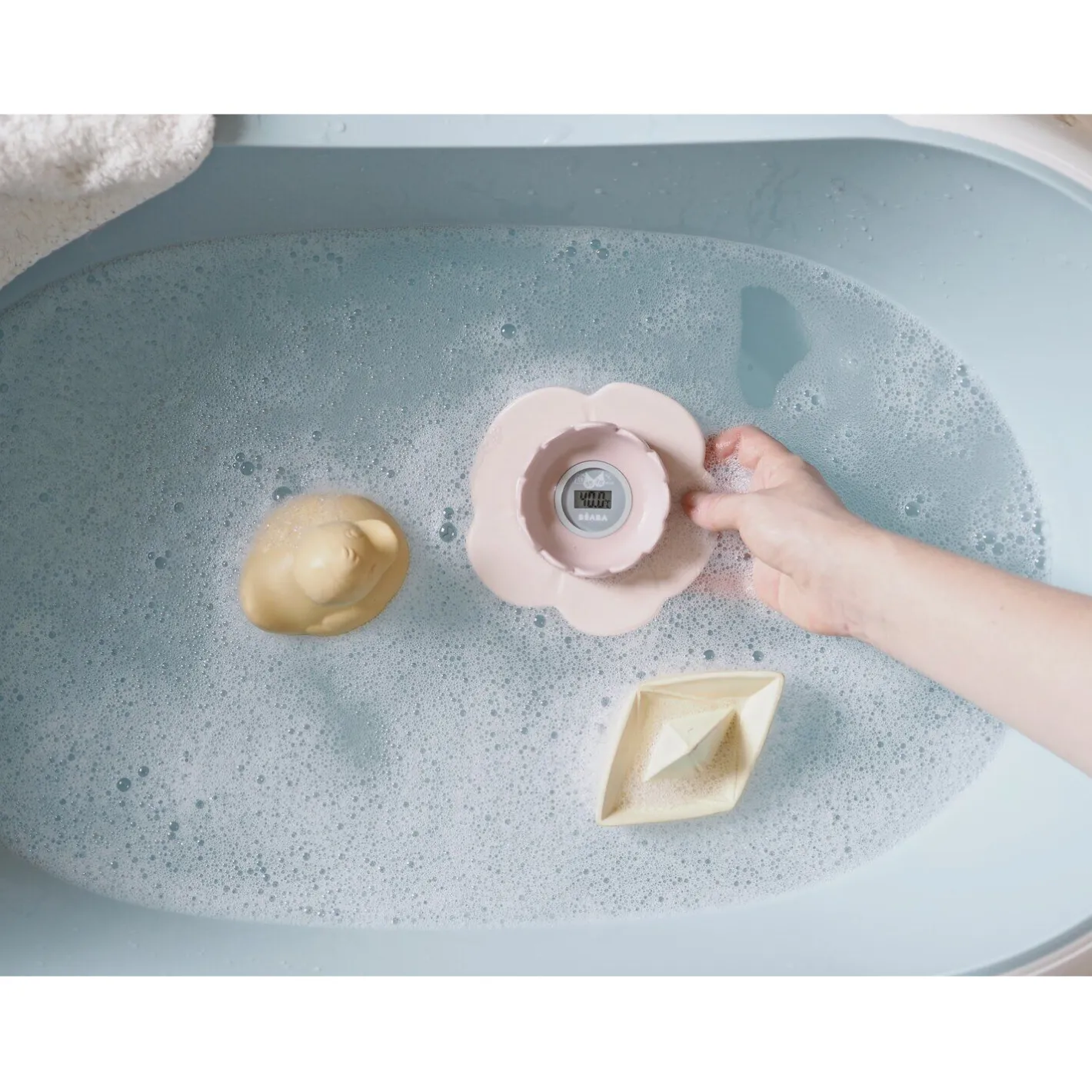 BÉABA Thermomètres<Thermomètre de bain Lotus Vieux rose